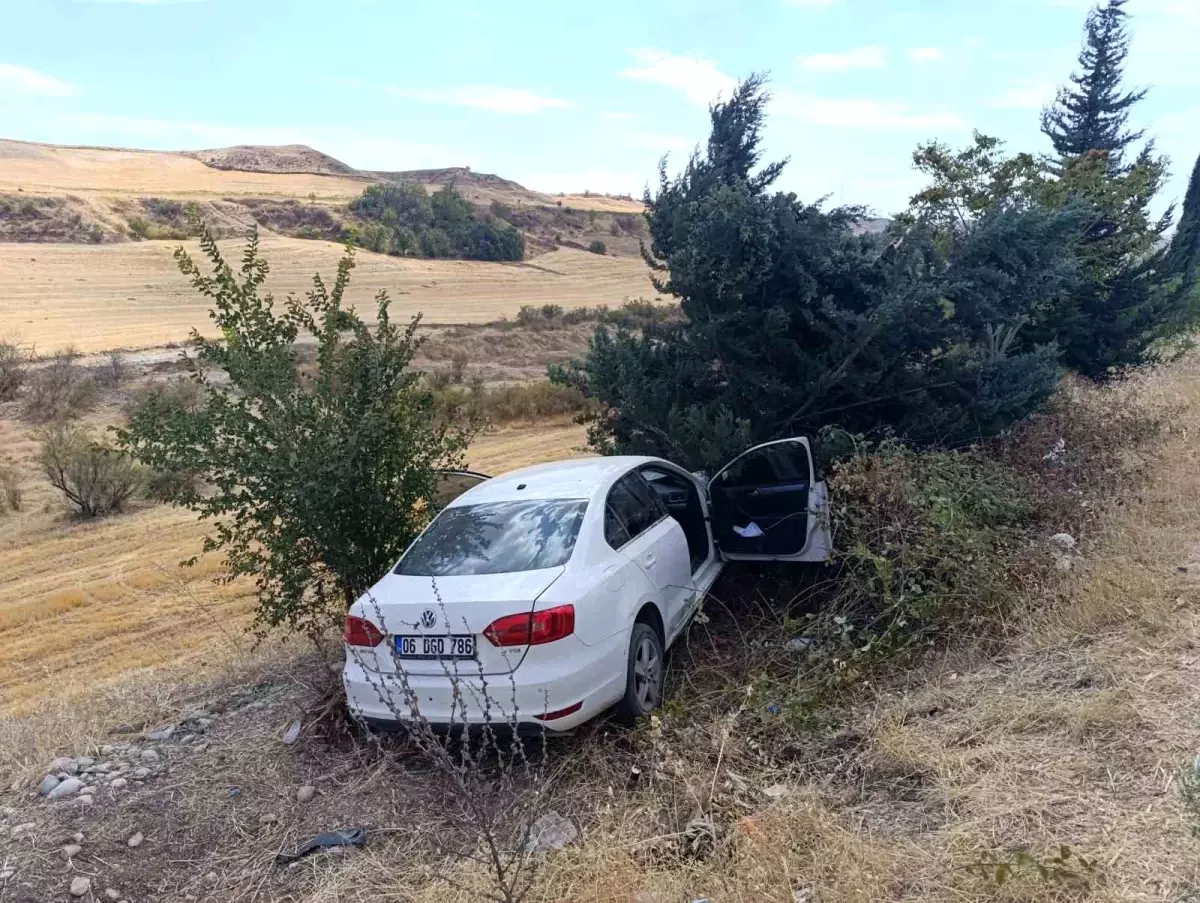 adiyamanda otomobil sarampole yuvarlandi iki yarali NBWQsc6d