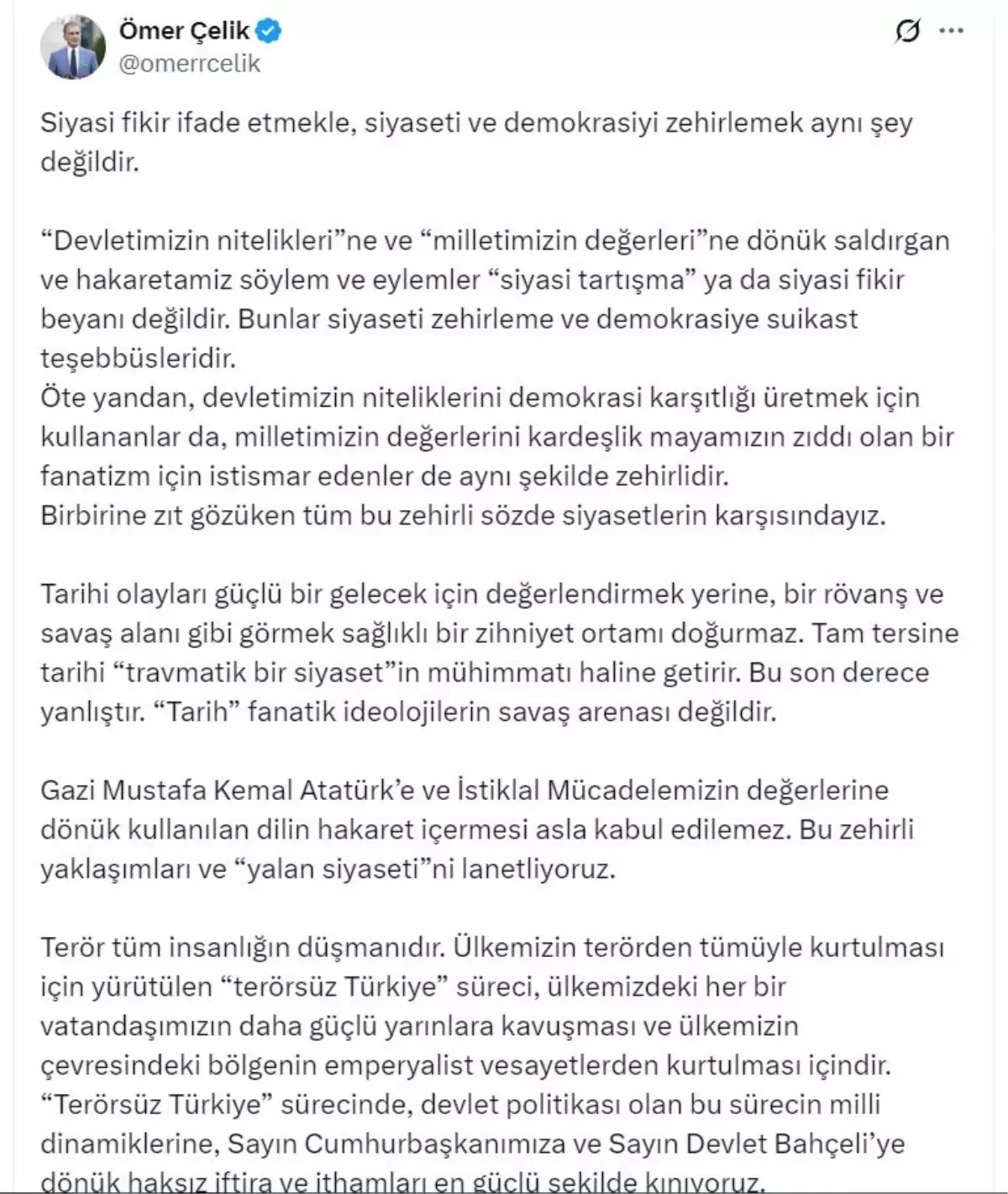omer celikten terorsuz turkiye vurgusu G1szCR2n.jpg