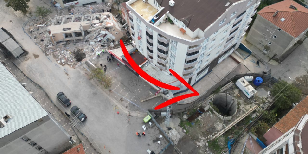 gebzede 16 bina tahliye edildi enkazin yaninda kocaman metro deligi var yetkililerden aciklama yok za5JHOmI.jpg