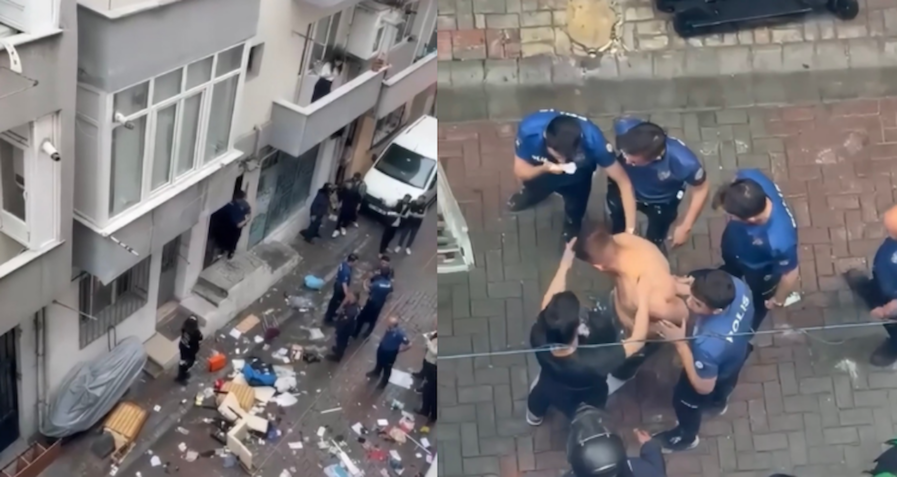Evde Yalnız Kaldı, Kaotik Anlar Yaşandı: Mahallede Panik!