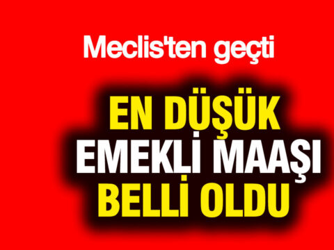 En dusuk emekli maasi belli oldu meclisten gecti lTKmtVOP