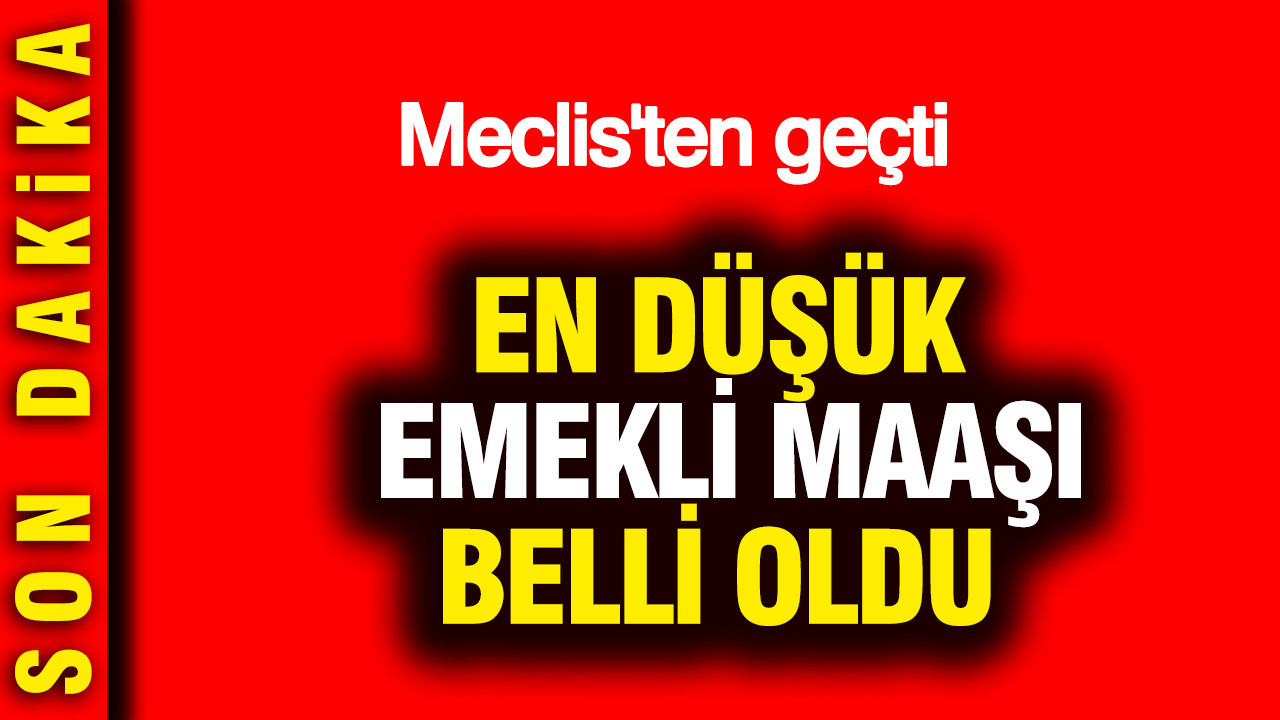 En dusuk emekli maasi belli oldu meclisten gecti lTKmtVOP